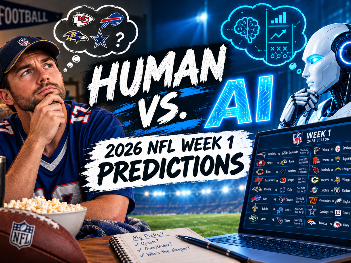 2026 NFL Week Predictions: Human vs.&nbsp;AI